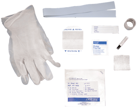 IV Start Kit w Gloves & Box